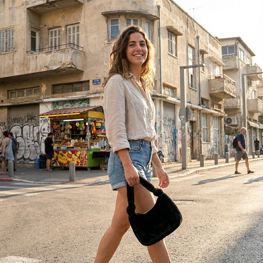 תיק פרווה לנשים