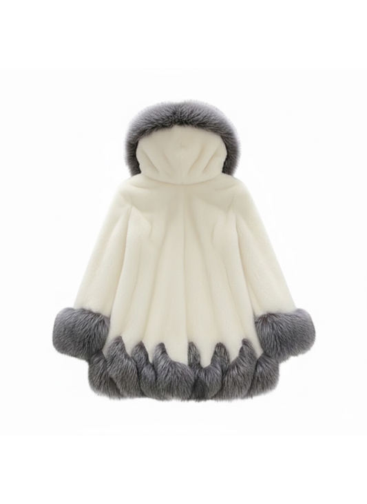 מעיל פרווה לנשים בעיצוב ייחודי